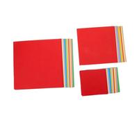 HOMSFOU 300 pezzi Carta Origami Doppia Faccia Colori Quadrati Carta Colorata Artigianale Resistente e Flessibile per Progetti Scuola Fai da Te e Decorazioni Festive