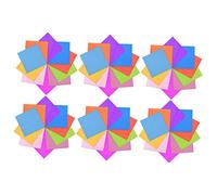 HOMSFOU 300 Pezzi Carta Origami Quadrata Carta Perlata Colori per Lavoretti Fai da Te Handmade Paper Scrapbook e Card Diy