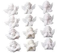 HOMSFOU 30pezzi Angeli in Miniatura in Resina Retro Piatto di Piccoli Ciondoli per Album Fotografici e Decorazioni Fai da Te