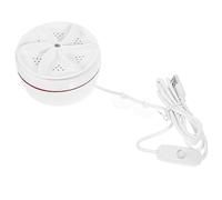 HOMSFOU 30w Mini Lavatrice Portatile Usb Per Università e Appartamenti Lavatrice Compatta Rotazione Intelligente e Pulsante Accensione Facile Da Installare e Usare