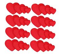 HOMSFOU 32 pezzi Toppe Termoadesive Ricamate Patch Decorativi per Giacche Zaini Jeans e Cappelli Applique Cucibile per Riparazioni e Personalizzazioni DIY