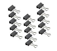 HOMSFOU 36 Pezzi Clip Metallo per Organizzazione Documenti Fermagli Ufficio Dovetail Clips per Scuola e Casa Protegge Note e Fatture Smarrimenti