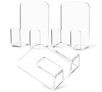 HOMSFOU 3pezzi Adesivi Per Doccia Trasparenti Per Smartphone Rasoio e Asciugamani Per Organizzazione