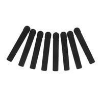 HOMSFOU 4 Paia Auricolari Anti-slip per gli occhiali cuscino per le orecchie degli occhiali cuscinetti auricolari Manicotti per aste Black