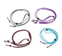 HOMSFOU 4 Pezzi Cordicella per Occhiali Sportiva Elastica | Occhiali e Mascherine, Lunghezza Adattabile, Pratica e Anti-smarrimento, Design Semplice e Bello