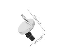 HOMSFOU 4 Pezzi Kit Fissaggio Sedile Wc con Cerniere Sgancio Rapido Silenziose per Bagno Sostituzione Facile e Veloce