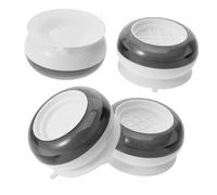 HOMSFOU 4 Pz Tappetino Antiscivolo Adesivi Per Paraurti Pastiglie Anti Mobili Protezione Del Paraurti Della Porta Macchina Pastiglie Stabilizzatrici Della Rondella Tappi Feltrini Plastica