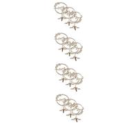 HOMSFOU 4 Set Home Mr e Mrs Sign Nuziale Decorazioni Arredamento Coppia Nozze Annata di Matrimonio Mr e Mrs Segni di Signor e Signora Prop di Matrimonio Beige di Legno