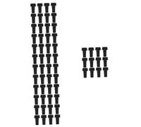 HOMSFOU 4 Set Interruttore Della Maniglia Leggero Interruttore Luce Sostituzione Manopole Accensione/spegnimento Luce Lampada Plastica Black 12 Pezzi * 4