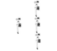 HOMSFOU 4 Set Maniglia Del Congelatore Serratura Per Porta Resistente Aggiornato Frigorifero Copertura Della Maniglia Della Porta Per Il Calore Sostituzione Maniglia Frigo Box Auto Metallo