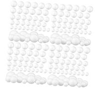 HOMSFOU 4 Set Materiali per L'Artigianato Natalizio Decorazioni Forme in Schiuma Artificiale Schiuma Floreale Pastello Palline di Schiuma Rotonde Palline Sfuse Palline 50 Pezzi*4