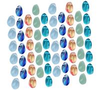 HOMSFOU 4 set Perline A Pendenti Grandi Per Distanziatori Trasparenti Ciondoli A Gioielli Colorati Ciondoli Artigianali Forniture Per La Creazione 100 pezzi*4