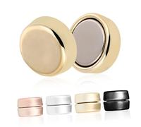 HOMSFOU 4 Set Perni Hijab Magnetici Pin Hijab Magneti Hijab Con Strass Bottoni Del Foulard Accessori Hijabs Nero Pulsante Dell'hijab Spille Hijab Per Le Donne Lega 4 Paia*4