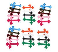 HOMSFOU 45 Pezzi Patch Ricamate Croce per Cucito Toppe da Ricamo da Cucire per Zaini Giacche e Cappelli Decorazioni Religiose Fatte Mano per e Accessori