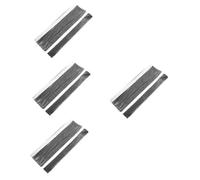 HOMSFOU 4paia Fodere Antiscivolo Per Maniglie Di Frigorifero Velour Protezione Da Graffi e Macchie Elegante Decorazione Per Cucina Confezione Grigia Per Elettrodomestici