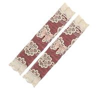 HOMSFOU 4pezzi Coprimaniglie Per Frigorifero Ricamato Nastro Da Eleganti e Lavabili Protezione Per Maniglie Di Elettrodomestici e Cucina