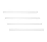 HOMSFOU 4pezzi Mini Supporto per Mahjong in Plastica Trasparente Comodo Espositore da Gioco Rack Mahjong Portatile Forniture per Giochi Slot per Carte Inclusi