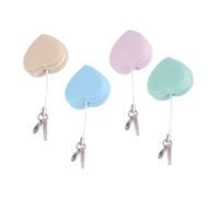 HOMSFOU 4pezzi Panno Pulizia Schermo Forma Di Cuore Da Accessorio Pratico e Portatile Per Monitor e Smartphone Per La Pulizia Di Occhiali e Schermi Elettronici