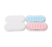 HOMSFOU 4pezzi Scatola Portapenne per Punte di Stilo e Matita Organizer Multiuso da Viaggio Ufficio e Scuola Custodia Protettiva e Decorativa