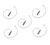 HOMSFOU 5 Pezzi Collana a Pendente urna penzolante Uomini Collana di Ceneri Etichetta Acciaio Si Collana urna cremazione Gioielli d'urna per Le Ceneri Collana di urna Bicchiere Argento