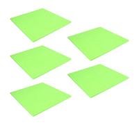 HOMSFOU 5 Pezzi Pannello in Feltro Fonoassorbente Verde Autoadesivo per Ktv | Isolamento Acustico, Installazione Facile, Stile Versatile, Finitura Verde, Adatto a Pareti Interne e Studi