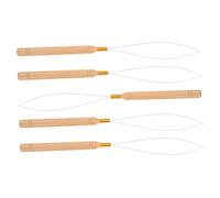 HOMSFOU 5 Pezzi Strumenti per infilare Le Perline Strumento infila ago Fabbricazione Semplice Perlina attrezzo Strumenti Artigianali Perline infila Perline di Legno