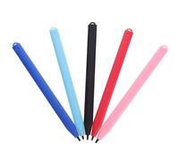 HOMSFOU 5 Pz Penna Per Tablet Blocco Note Digitale Tavoletta Matite Supporto Per Tablet Tavolette Rivelatrici Di Placca Stilo Di Penne Per Computer Penna Stilografica Gomma Conduttiva