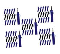 HOMSFOU 5 Set Borse Per Penne Sacchetti Protettivi Per Penne Stilografiche Per Regali E Organizzazione Piccoli Con Design Corda Colori Blu E Nero 50 Pezzi*5