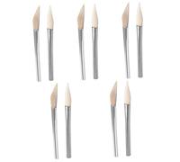 HOMSFOU 5 Set Coltello in Agata per Brunitoi Brunitoio per Lucidatura in Agata Utensile per Brunitura Portatile per Gioielli Utensile per Brunitura in Agata Utensile per 2 Pezzi * 5
