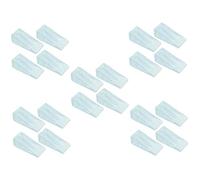 HOMSFOU 5 Set Fermaporta Antiscivolo Fermaporta Trasparente Fermaporta Protezione da Parete Cuneo per Porta per Fermaporta per La Parte Inferiore della Porta Fermaporta 4 Pezzi*5