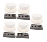 HOMSFOU 5 Set Melting Pot Crucible Strumenti di Fusione Crogiolo Fusione di Lingottiera Strumento di Fusione della Fusione Casting Muffa Crogioli Pratici Crogiuolo Grafite