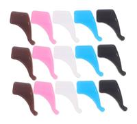 HOMSFOU 50 paia di ganci per occhiali in silicone antiscivolo, per una vestibilità comoda e sicura, morbidi fermi per occhiali per un'usura attiva e una stabilità per tutto il giorno