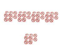 HOMSFOU 50 Pezzi Etichette Di Sicurezza Adesivi Rotondi Adesivi Etichette Auto Attenzione Pericolo Decalcomania Non Toccare Il Pannello Di Avvertenza Etichetta