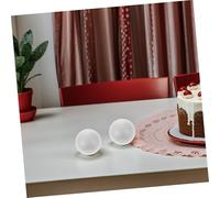 HOMSFOU 50 Pezzi Sfere Schiuma Bianche per Decorazioni Natalizie e Matrimoni Palline Solide Polistirene per Progetti DIY Creativi Modellismo e Addobbi Feste