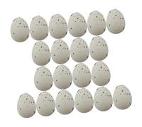 HOMSFOU 50 Pezzi Uova Finte in Gommapiuma per Decorazioni Pasqua Fai da Te, Leggere e Riutilizzabili, Accessori per Feste e Allestimenti Casa, Adatte e Ambienti Commerciali