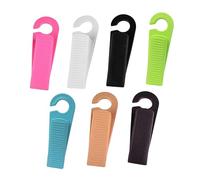 HOMSFOU 5pezzi Fermaporta in PVC per Sicurezza delle Porte Blocchi per Porte Resistenti per Ragazzo Ragazza Ragazza e Animali Domestici Antiscivolo su Tappeti Piastrelle