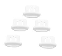 HOMSFOU 5pezzi Tappo Terminale Scorrevole per Cestello Superiore Clip Superiore per Lavastoviglie Accessorio in Plastica Resistente per Elettrodomestico