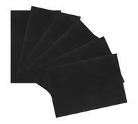 HOMSFOU 6 Fogli Adesivi Stradali Autoadesivi Neri per Modellismo Ferroviario, Decorazioni per Piste Ciclabili e Layout di Diorami Architettonici in Miniatura