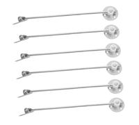 HOMSFOU 6 Pezzi Supporto Per Asta Di Supporto Per Installazione Cerniere A Discesa Cerniera Del Coperchio Supporti Per Dell'Armadio Asta Di