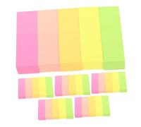 HOMSFOU 600 Pezzi Sticky Tabs Adesivi Scrivibili per Libri e Quaderni Segnalibri Autoadesivi per Organizzazione e Note Portatili per Studio e Ufficio