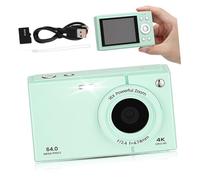 HOMSFOU 64gb Fotocamera Digitale Vintage con Schermo da Memoria Integrata da Zoom e Stabilizzazione -vibrazione per Scatti Semplici e Condivisione