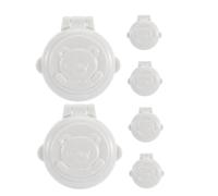 HOMSFOU 6pezzi Coperchi di Sicurezza per Interruttori della Lavatrice Coperture Protettive per Pulsanti di Avvio Blocchi di Sicurezza per Ragazzo Ragazza Ragazza per Lavatrice Impediscono