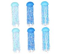 HOMSFOU 6pezzi Lampioni Di Forma Di Medusa Per Decorazioni Di Feste Tema Marino Compleanni e Shower Decorazioni Da Appendere Per Eventi Nautici Gradiente Facile Installazione