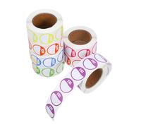 HOMSFOU 7rotoli Etichette Settimanali Autoadesive per Gestione Inventario Adesivi Colorati per Giorni della Settimana Facili da Usare e Applicare