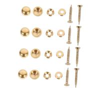 HOMSFOU 8 pezzi Chiodi per in Rame Spesso Decorativi per Pubblicità e Fissaggio Specchi Accessori Resistenti e Eleganti per Mobili e Pareti