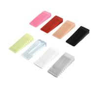 HOMSFOU 8 Pezzi Fermaporta Silicone Antiscivolo Cuneo Protettivo per Pavimento Blocca Porte per Uso Domestico Previene Chiusura Improvvisa e Protegge Dita