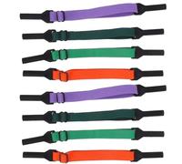 HOMSFOU 8 Pezzi Laccio Elastico per Occhiali, Colorato, Poliestere, No | Adatto a Occhiali e Occhiali da Sole, Uso Quotidiano e Gioco Attivo, Confezione Multipla