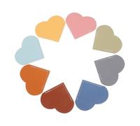 HOMSFOU 8 Pezzi Segnalibro D'Amore Segnalibri Ad Angolo A Di Segnalibro Forniture Scolastiche Clip