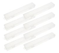 HOMSFOU 8pezzi Scatola Porta Penne Portatile Per Disegno e Pittura Contenitore Per Pennelli e Matite Scatola Coperchio Resistente All Usura e Facile Da Pulire Per Riporre Piccoli Oggetti d