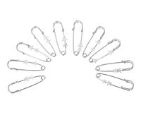 HOMSFOU Accessori Per Abbigliamento Argento 10Pz Spille In Lega Con Design Delicato Per Sciarpe E Maglioni Uso Formale E Informale Per Donne